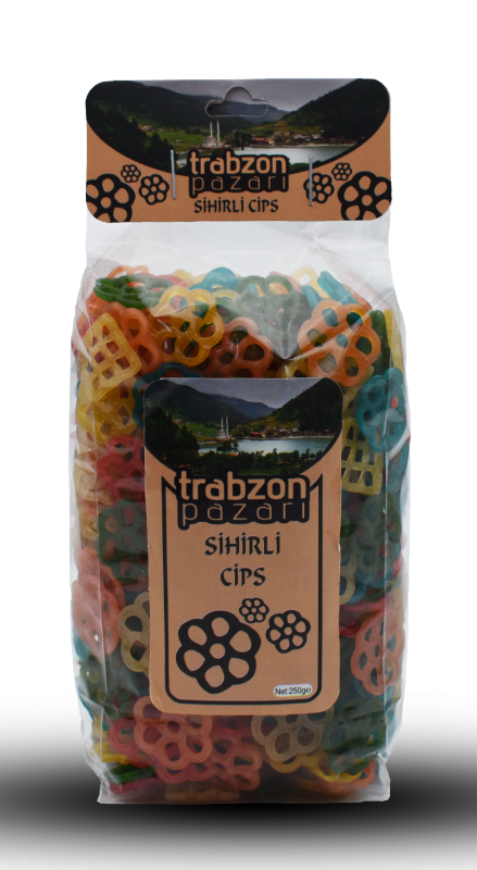 Çiçek Desenli Sihirli Cips 250 GR