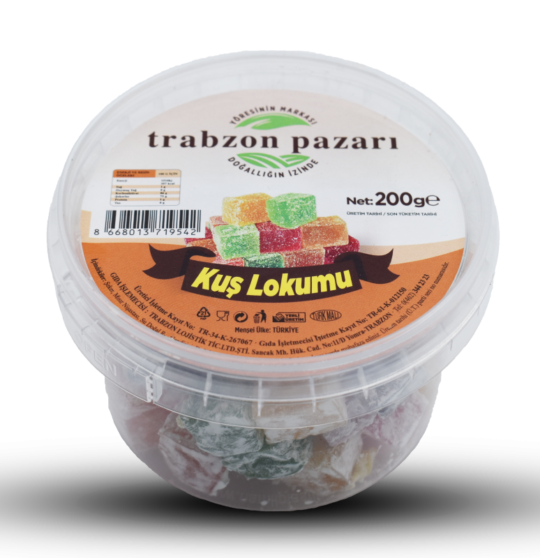 Meyve Aromalı Kuş Lokumu 200 GR