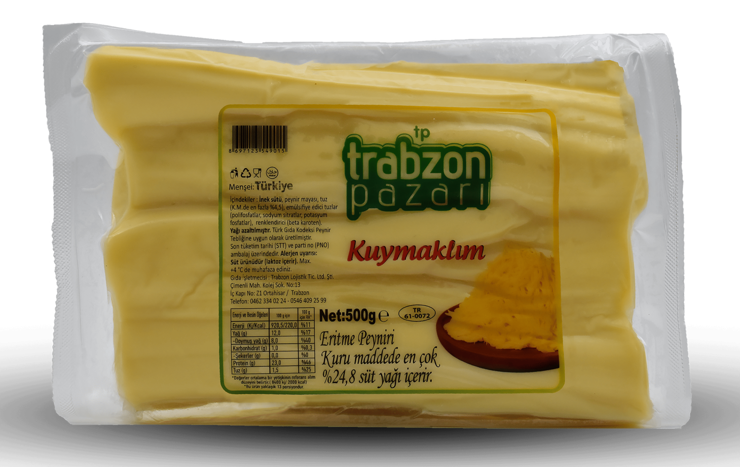 Kuymaklık, Telli Eritme Peyniri 500 GR